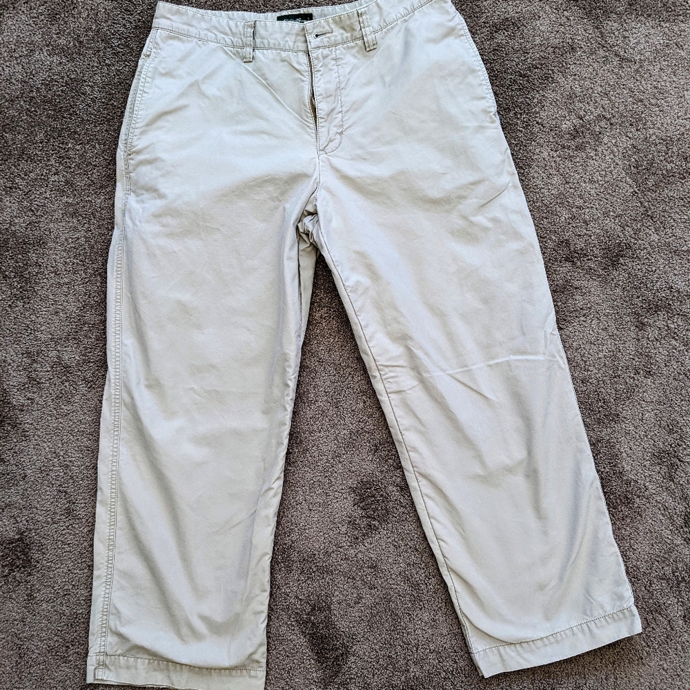 Eddie Bauer fleece lined khaki pants